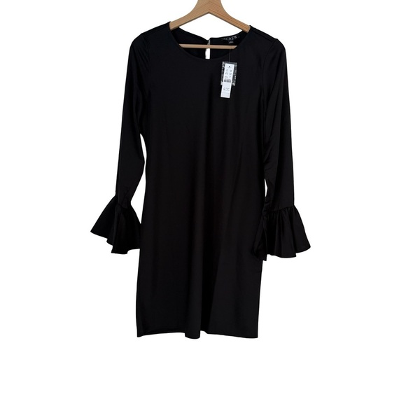 NEW J. Crew Winter Garden Dress Sz 6 Black - Picture 3 of 11